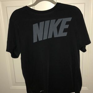 Black Nike dri- fit shirt